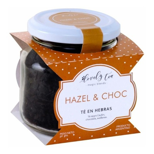 Té En Hebras Hazel & Choc Frasco X 50  Gr - Lovely