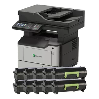 Combo Multifuncional Lexmark Mx522adhe + 10un Toners 56fb000