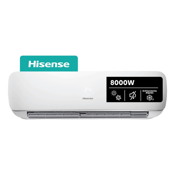 Aire Acondicionado Hisense Split Frío/calor 6880 Frig 220v Color Blanco