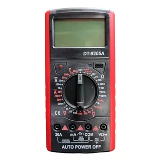 Tester Digital Capacimetro Multimetro Dt-9205a