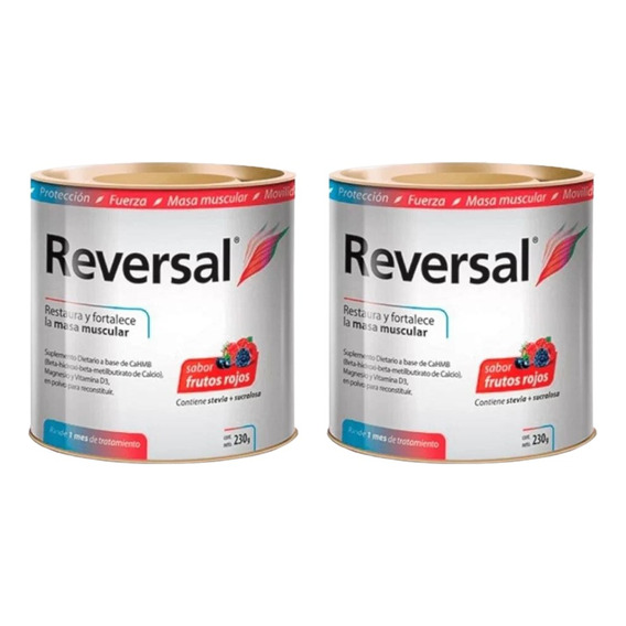 Pack X2 Reversal Restaura Y Fortalece Masa Muscular 230 Gr