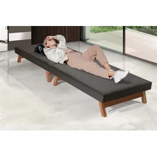 Cama Portátil Dobrável Solteiro Cab. 80x1.90 Cappuccino D-26