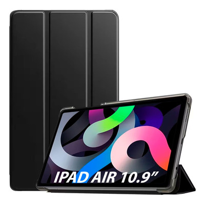 Funda Genérica Flipcover iPad Air 5 10.9  Negra