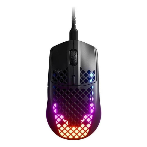 Mouse 
gamer de juego SteelSeries  Aerox 3 onyx