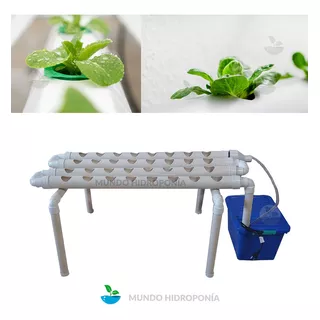 Kit Hidroponia 32 Plantas + Bomba + Tacho + Accesorios - N°1