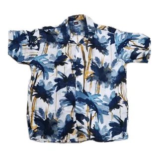 Camisa Hawaiana Hombre Tela Fibrana Talle 48-50-52