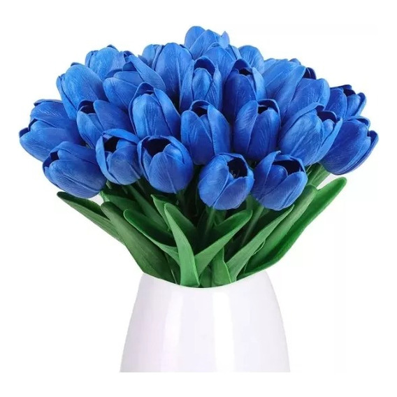 30 Flores Artificiales Tulipanes Decorativas Hogar Fiestas