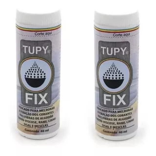 2 Un Tupy Fix Incolor Fixador De Corante De Roupas, Tecidos