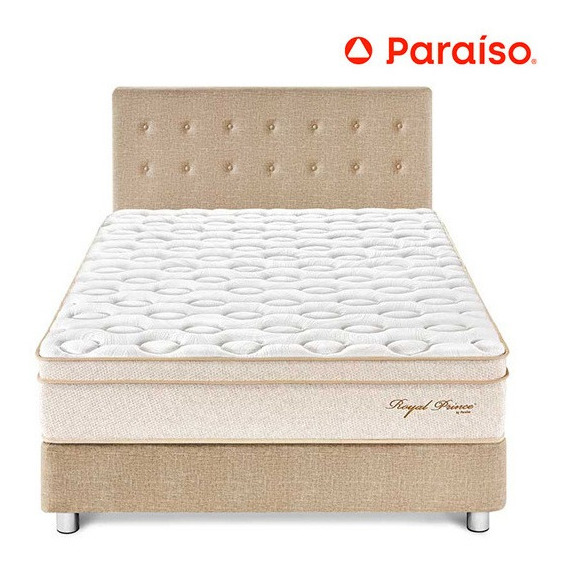 Juego De Dormitorio Paraiso Royal Prince 1.5 Plz - Champagne