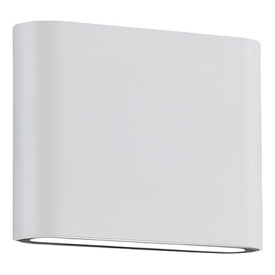 Aplique Akira I Bidireccional Ip65 6w Calido Led Blanco Blanco