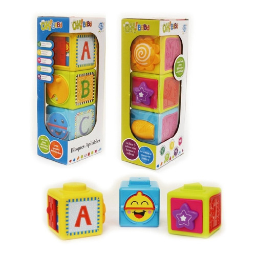 Bloques Apilables Diferentes Actividades Ok Baby Maternelle Color Multicolor