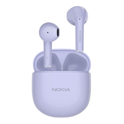 Auriculares in-ear inalámbricos Nokia Essential True Wireless E3110 púrpura con luz LED