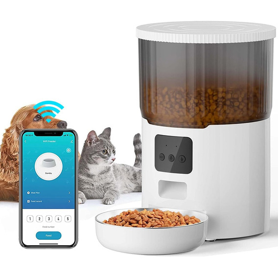 Alimentador Automático Inteligente Para Perros Con Wifi App