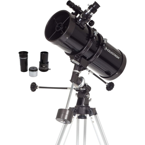 Telescopio Ecuatorial 127eq Newtoniano 127mm Powerseeker Color Negro