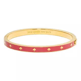 Kate Spade Spot The Spade Brazalete Con Bisagras De Esmalte Diámetro 5.7 Cm Largo 5.4 Cm