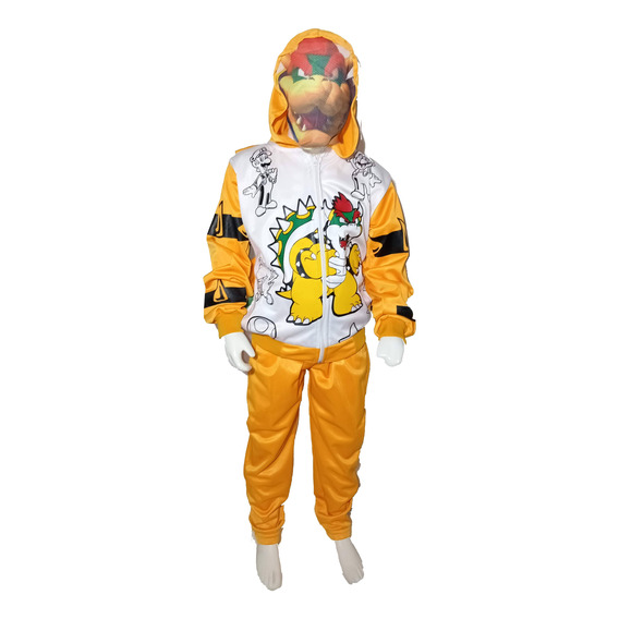 Conjunto Pans Y Sudadera Niño Tipo Disfraz Browser Mario Bro