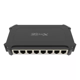 Switch 8 Portas Poe Reverso Gigabit Plus 2f-n8gprplus 2flex