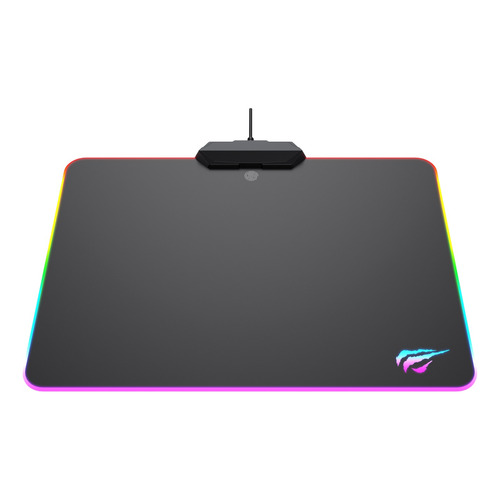 Alfombrilla de ratón Havit Mp909 Gamer con iluminación RGB negra