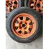 Llantas De Aleación Porsche 924 Rodado 14x6  Pase 4x100 Naranja (Usado)