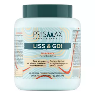 Prismax Alisado Sin Formol Liss And Go X 1000ml