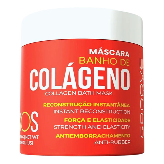 Máscara Baño De Colágeno Groove Professional 500 Gr