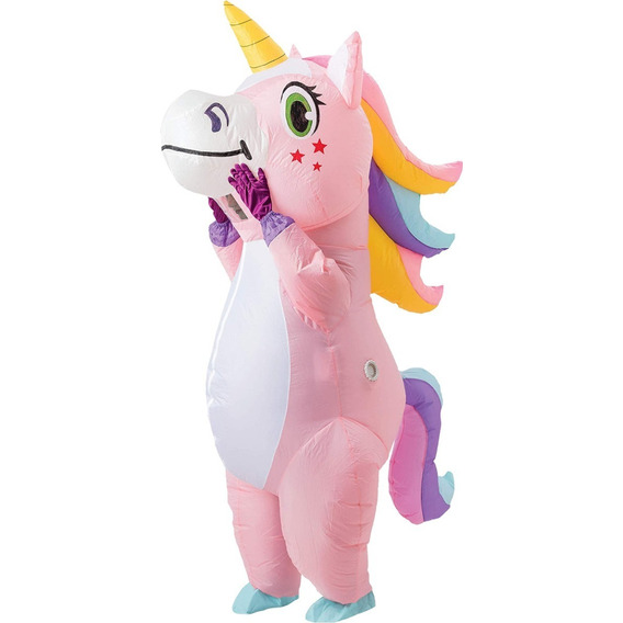 Disfraz Inflable De Unicornio Para Adultos, Divertido Disfraz De Halloween Para Hombre Y Mujer, Suministros De Cosplay De Halloween