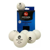 Bolas Ping Pong Miyagi X6 Und Naranja 2 Estrellas