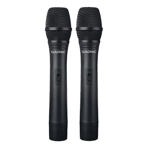 Micrófono Inalámbrico Gadnic M203 De Mano Ideal Karaoke Conferencias 2ch