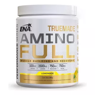 True Made Amino Full Ena Aminoácidos Bcaa Cafeína Sabor Lemonade