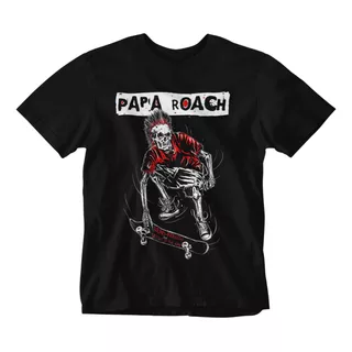 Camiseta Rock Nu Metal Papa Roach C1