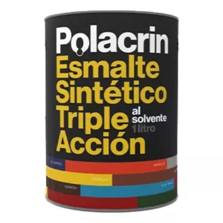 Esmalte Sintetico Polacrin Blaco Brillante 1lts 