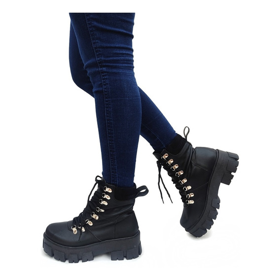 Borcegos Mujer Botas Plataforma Otoño Invierno - Art. Gala