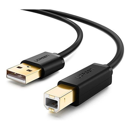 Cable usb 2.0 Ugreen 10350 con entrada USB B salida USB A