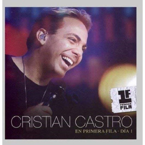 Cristian Castro - En Primera Fila Dia 1 Uno - Disco Cd + Dvd