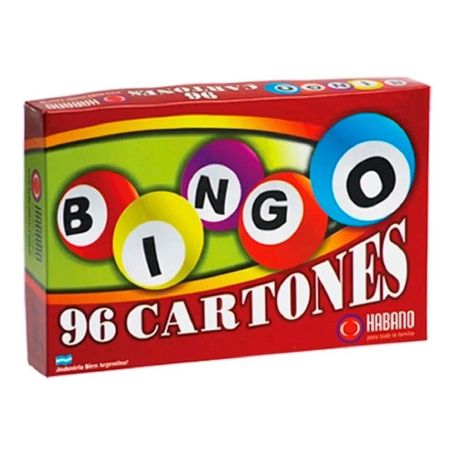 Juego De Mesa Bingo 96 Cartones 1018 Habano