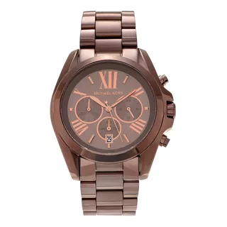 Relógio Michael Kors Mk6247 Bradshaw Chocolate Original Eua