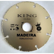 Disco Corte Tungstenio Madeira 110x20mm King