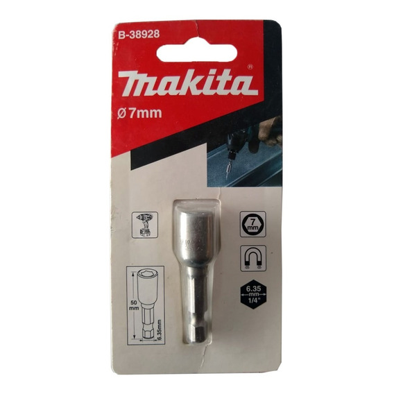 Boquilla Magnetica 7mm Makita B-38928 Enc 1/4 7x50mm Bb