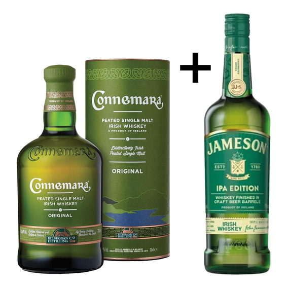 Whiskey Connemara Peated Single Malt + Jameson Ipa X700ml*