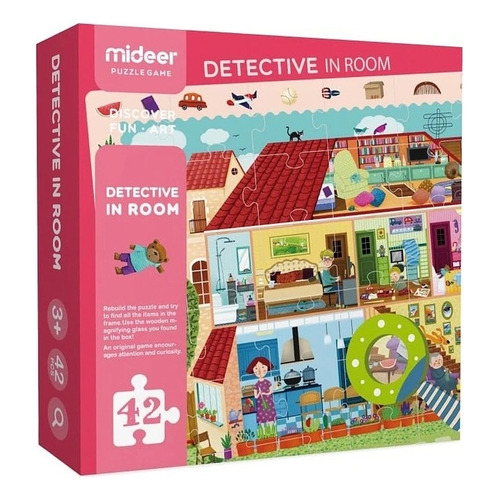 Puzzle Detective En La Casa - Mideer - Rompecabezas
