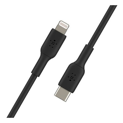 Cable De Usb-c A Lightning Boost Charge 1m Negro - Belkin