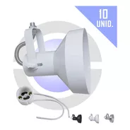 Luminária Spot ar 111 Para Trilho Eletrocalha 10 Unid