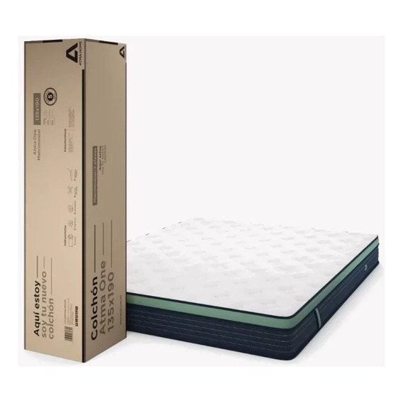 Colchón Matrimonial De Espuma Atma One Memory Foam 20cm