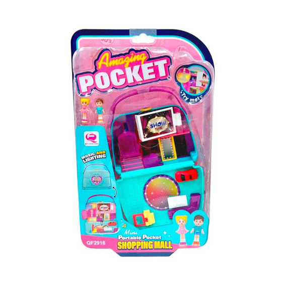 Playset Muñeca Pocket Show Time Con Luz Y Sonido