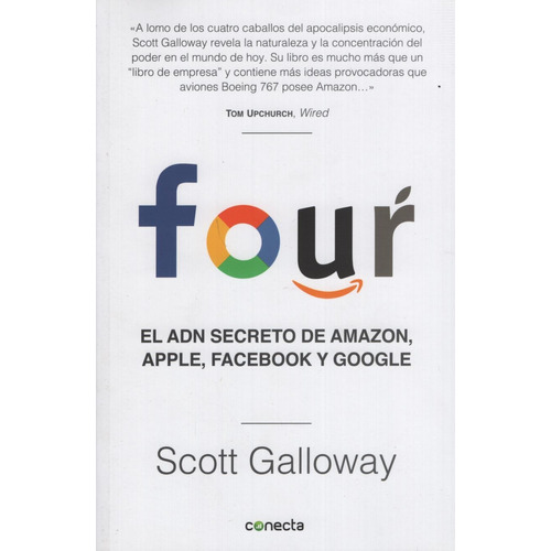 Four - Galloway, de Galloway, Scott. Editorial Conecta, tapa blanda en español, 2018