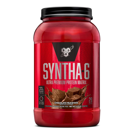 Suplemento en polvo BSN  Ultra Premiun Protein Matrix Syntha-6 proteína sabor chocolate milkshake en pote de 1.32kg