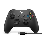 Controle Joystick Sem Fio Microsoft Xbox Xbox Series X|s Controller + Usb-c Cable Carbon Black