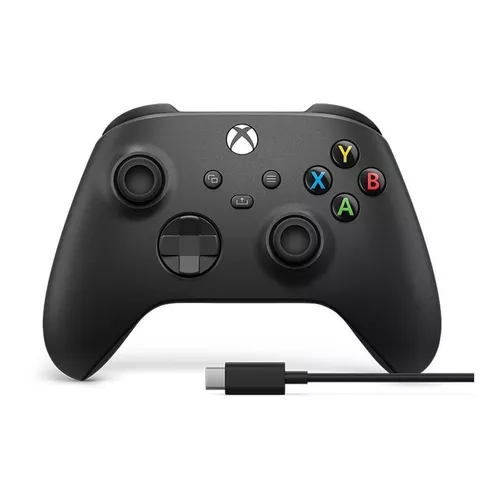 Controle joystick sem fio Microsoft Xbox Xbox Series X, S Controller + USB-C  cable carbon black