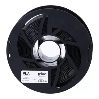 Filamento 3d Pla Grilon3 De 1.75mm Y 1kg Negro