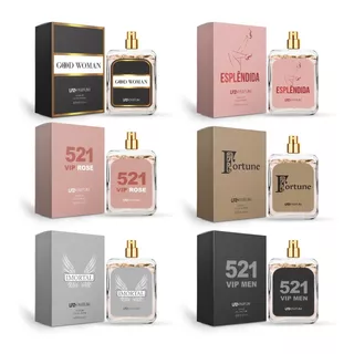 Kit Com 6 Perfumes Lpz Parfum - 100ml Cada - Monte Seu Kit 